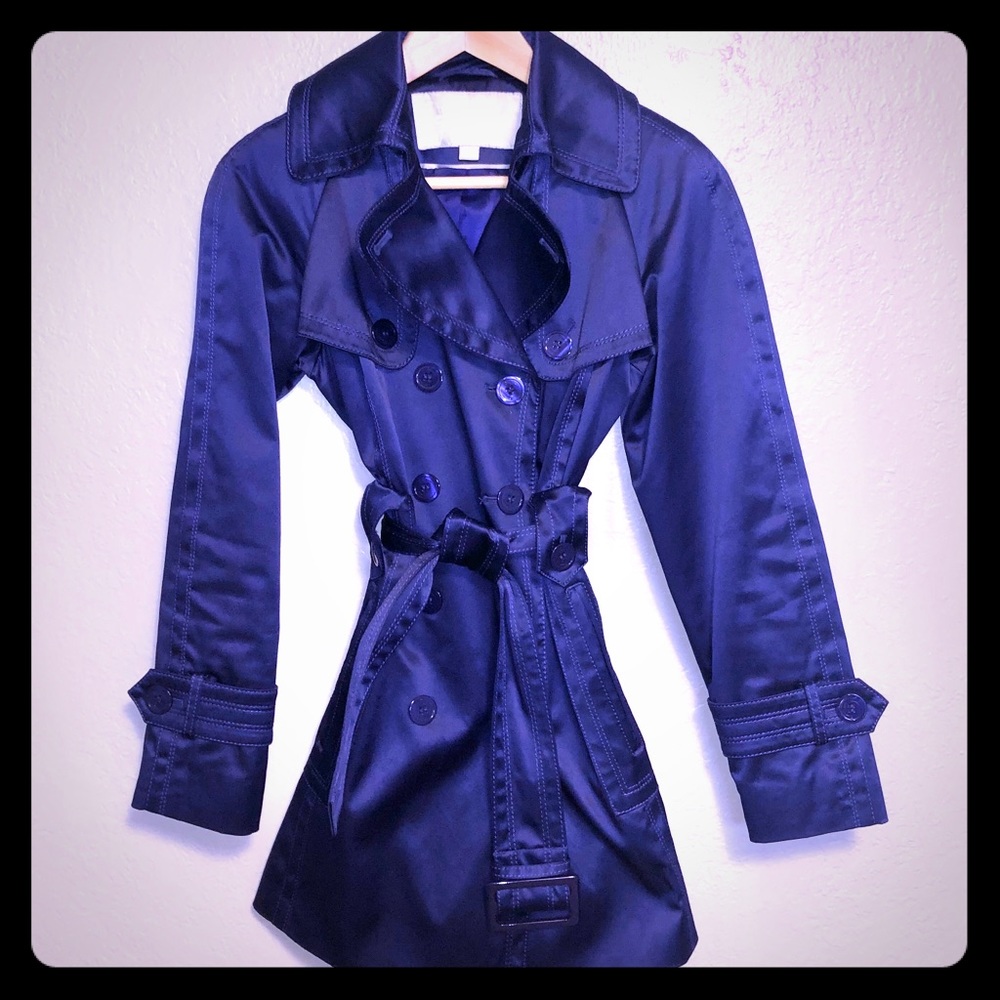Jessica Simpson Royal Purple Trench Coat- PS